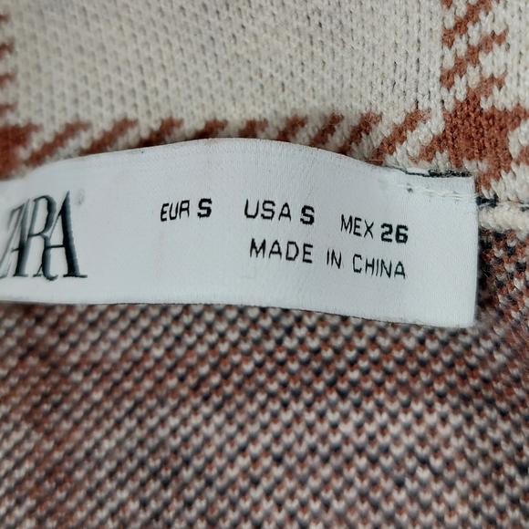 Zara Bloggers Fave Plaid-Houndstooth Double Breast Lightweight Oversized… - Picture 12 of 14